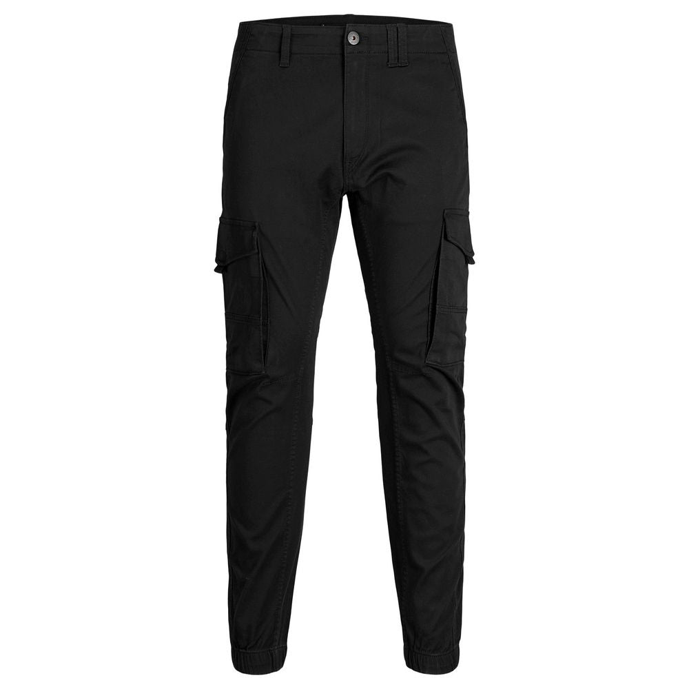 Jack Jones Schwarze Baumwoll-Skinny-Hose