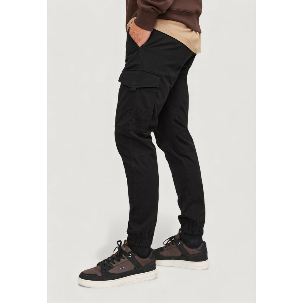 Jack Jones Schwarze Baumwoll-Skinny-Hose