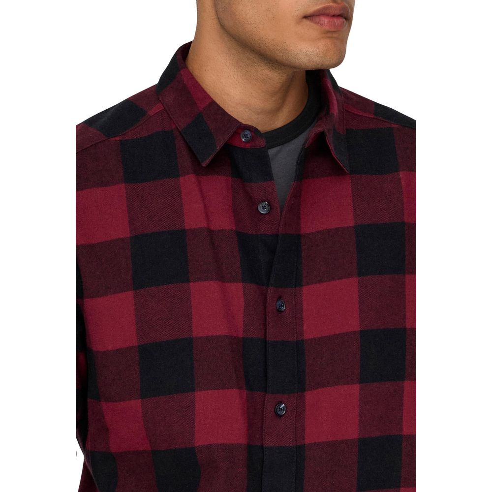 Only & Sons Mehrfarbiges Hemd aus Baumwolle mit Muster