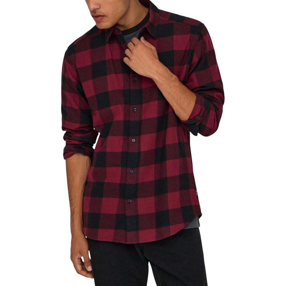 Only & Sons Mehrfarbiges Hemd aus Baumwolle mit Muster