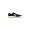 New Balance Schwarze und weiße Leder-Sneaker im Athletic-Stil