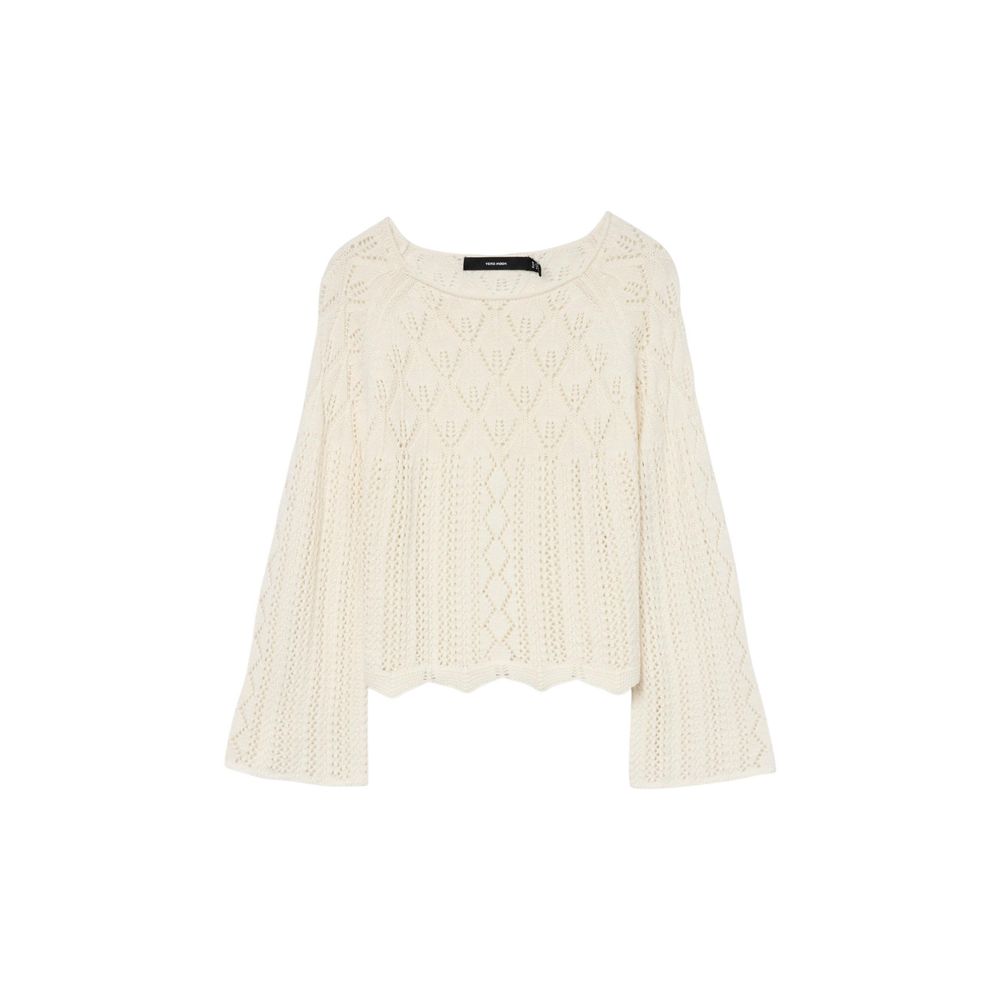Vero Moda Beige Baumwoll-Sweatshirt