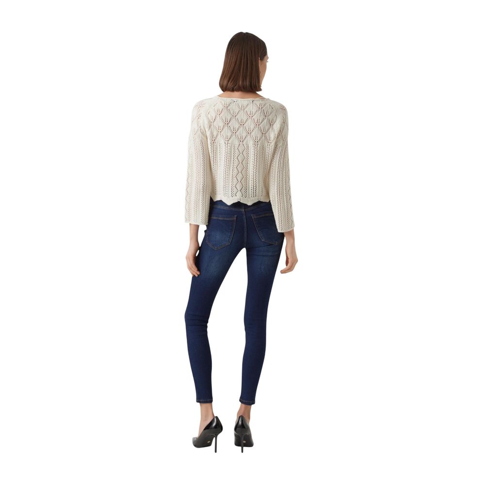 Vero Moda Beige Baumwoll-Sweatshirt