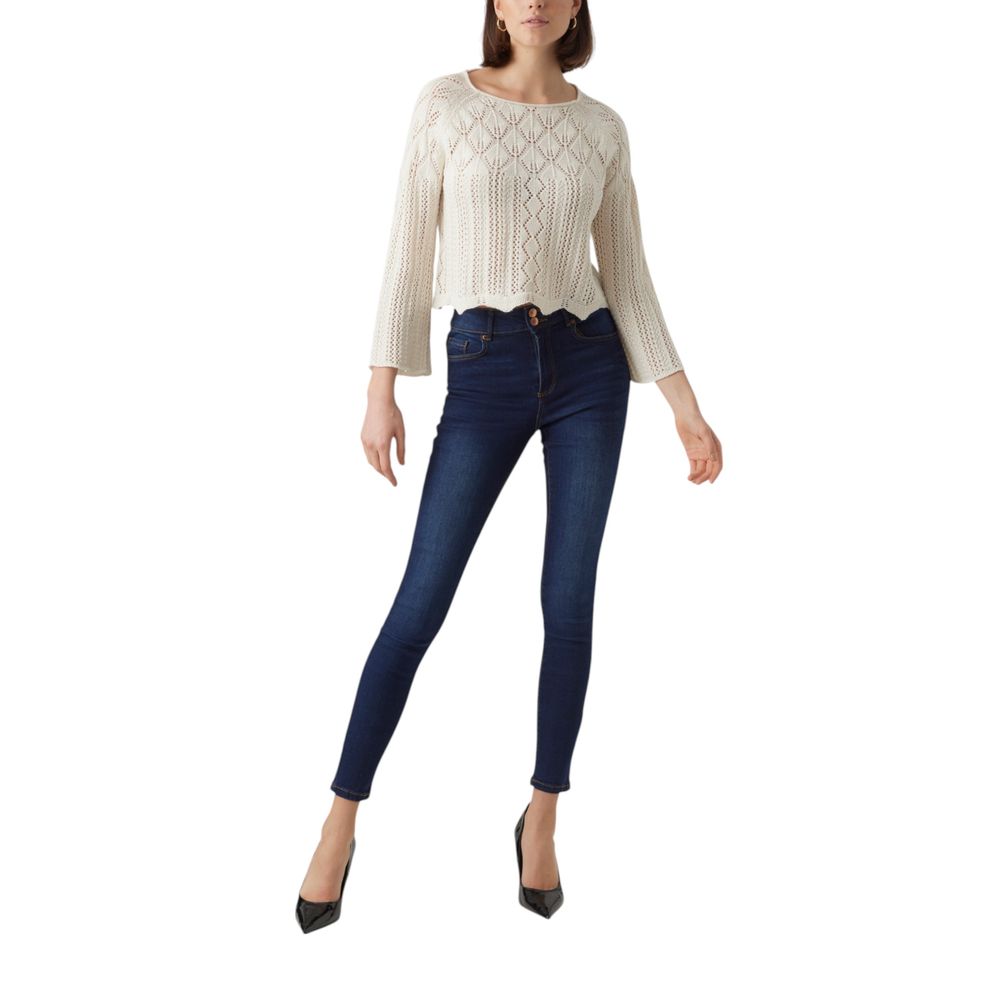 Vero Moda Beige Baumwoll-Sweatshirt