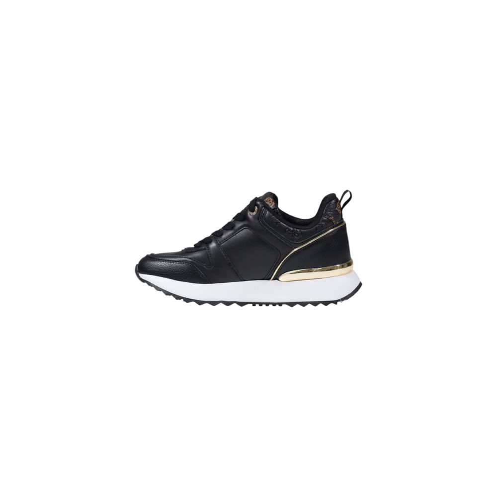 Guess Schwarze Low-Top-Sneaker aus Polyethylen