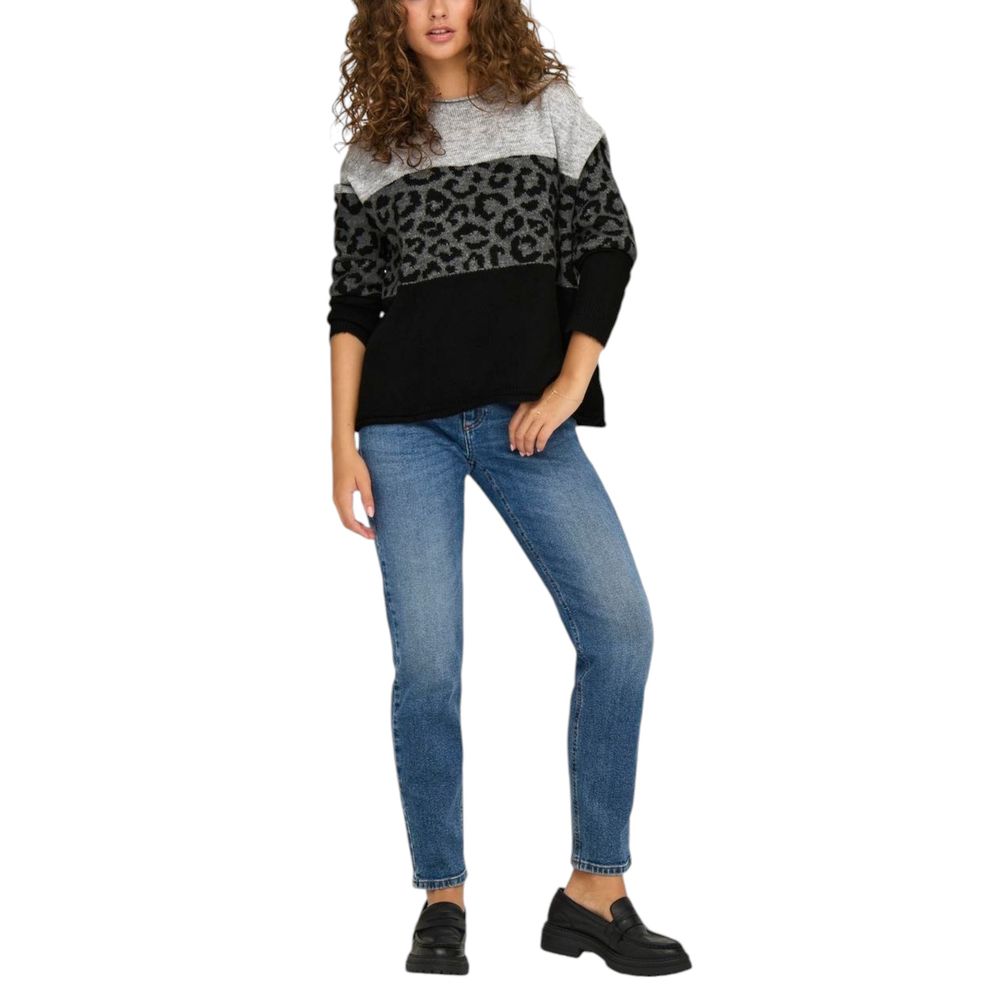 Only Graues Marabou-Sweatshirt
