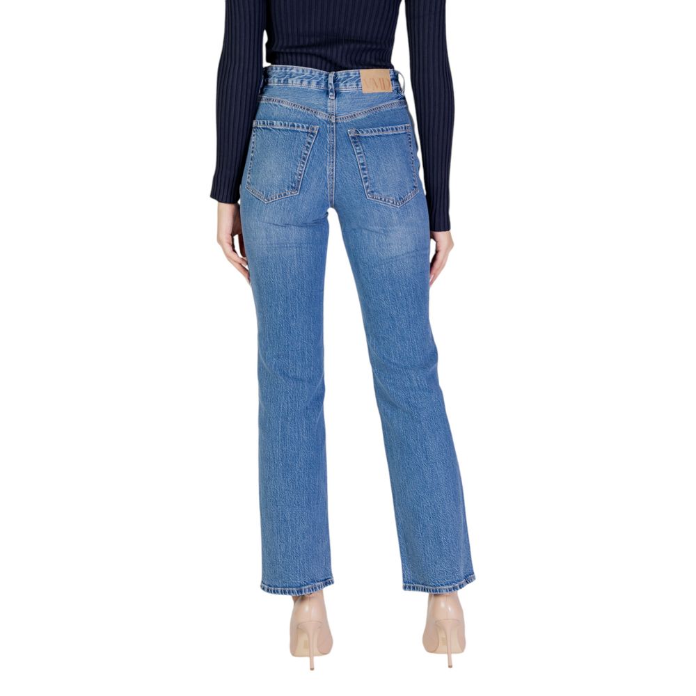 Vero Moda Hellblaue Mom Jeans aus Baumwolle