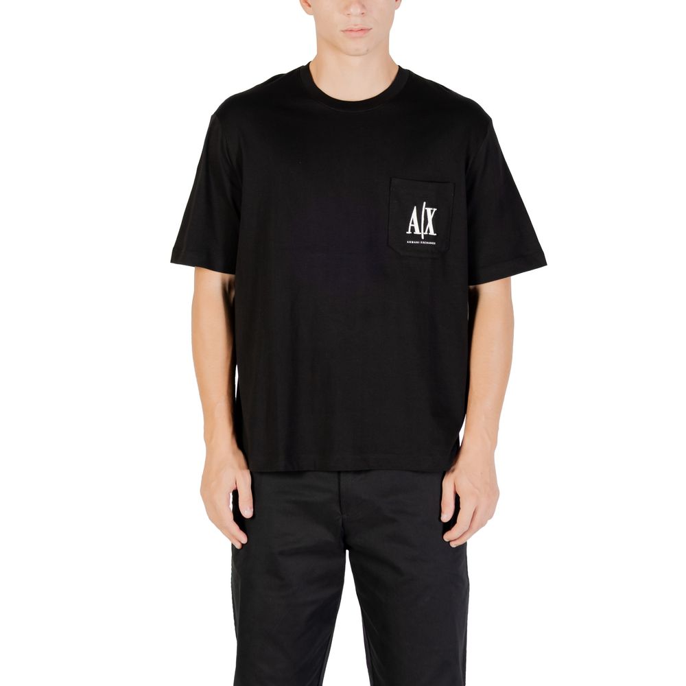 Armani Exchange Schwarzer Baumwoll-Sportswear-Artikel