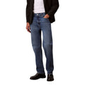 Calvin Klein Jeans Blaue Baumwolljeans im Relaxed Fit