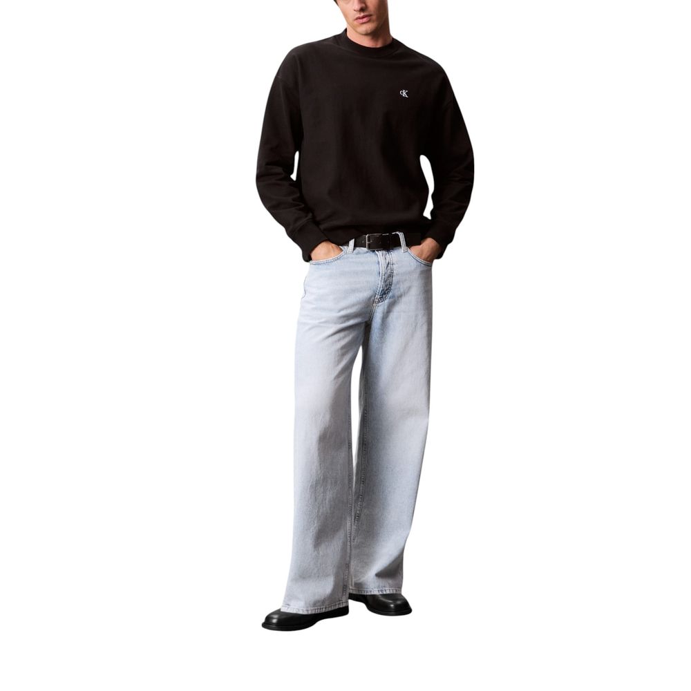 Calvin Klein Jeans Schwarzer Baumwoll-Sweatshirt
