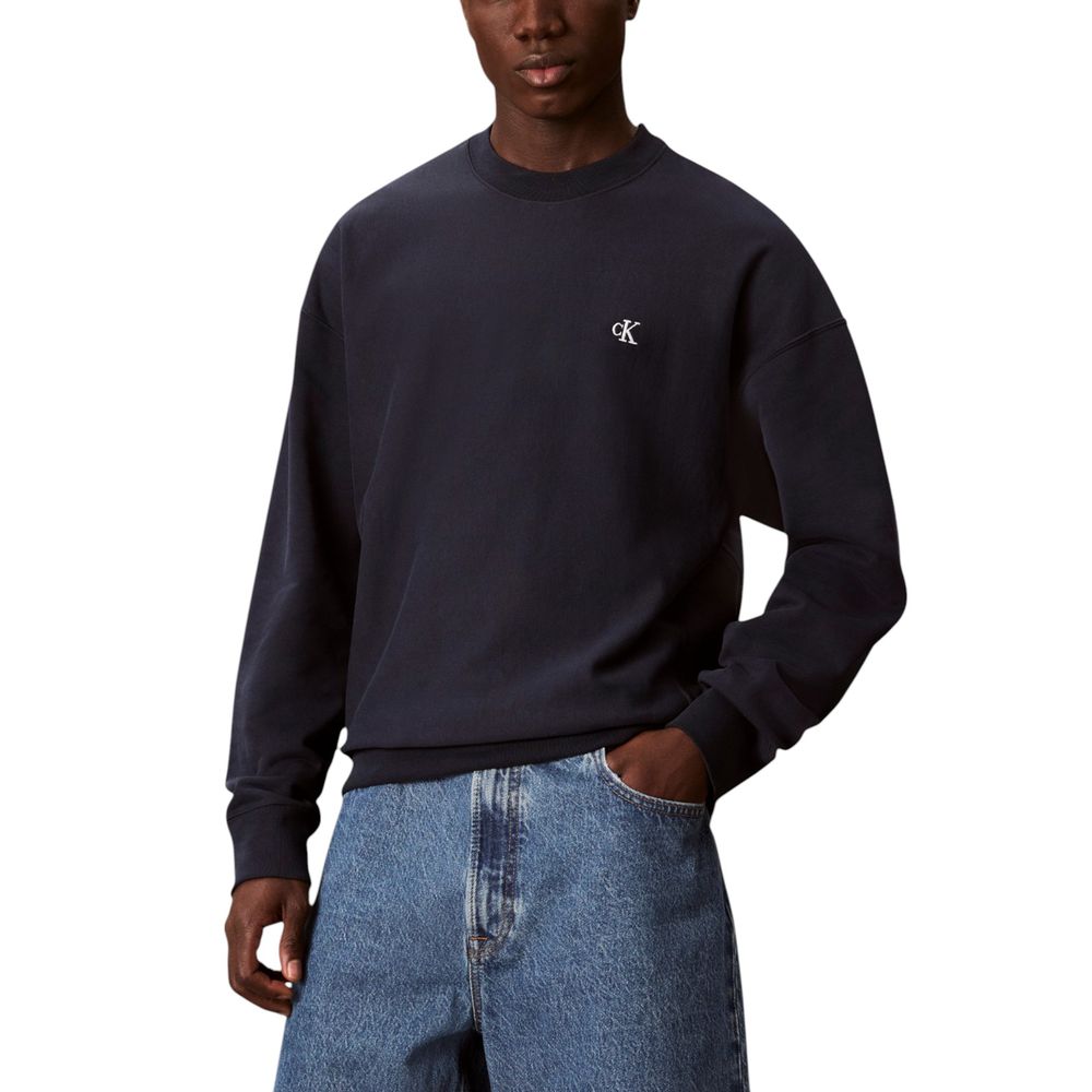 Calvin Klein Jeans Blauer Baumwoll-Sweatshirt