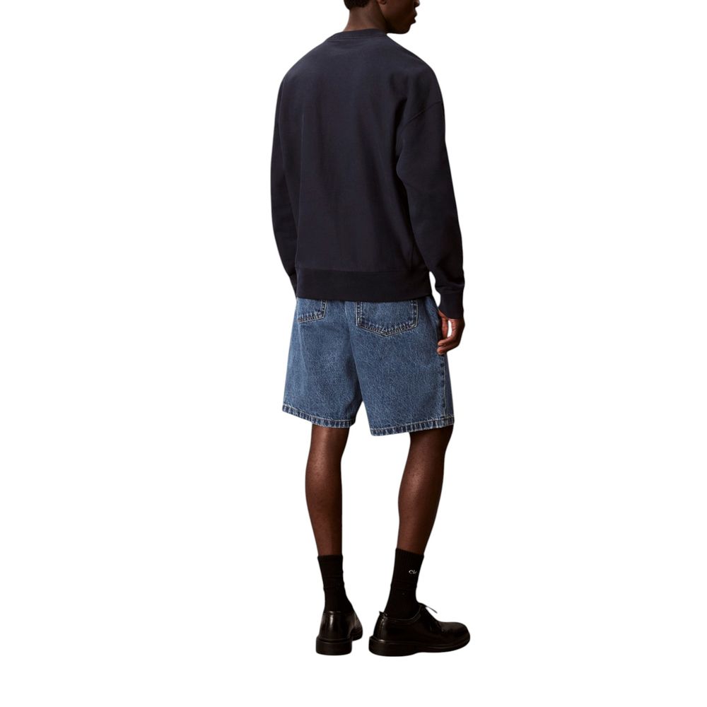 Calvin Klein Jeans Blauer Baumwoll-Sweatshirt