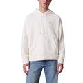 Calvin Klein Jeans Weiße Baumwoll-Kapuzenpullover