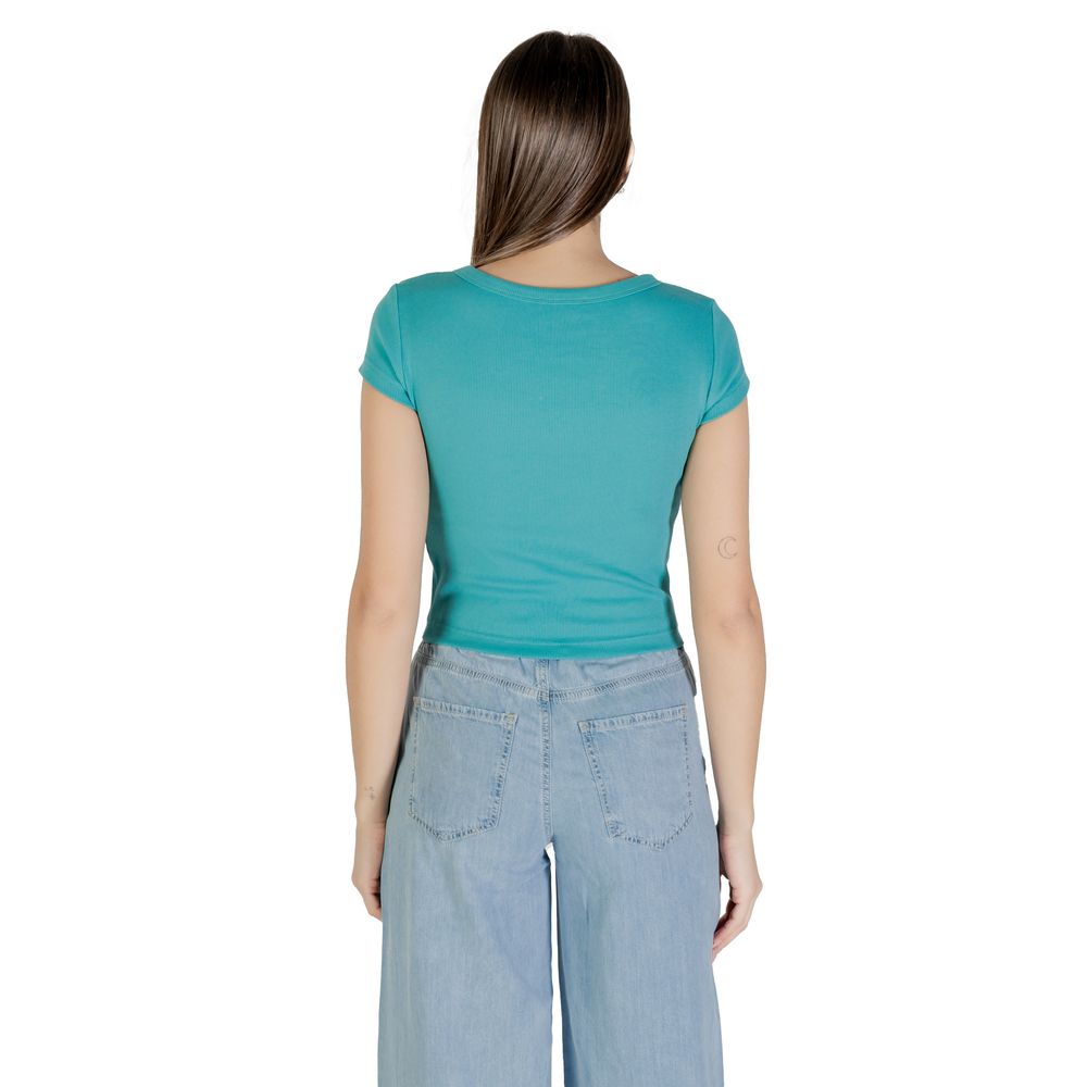 Calvin Klein Jeans Blaues Baumwoll-T-Shirt
