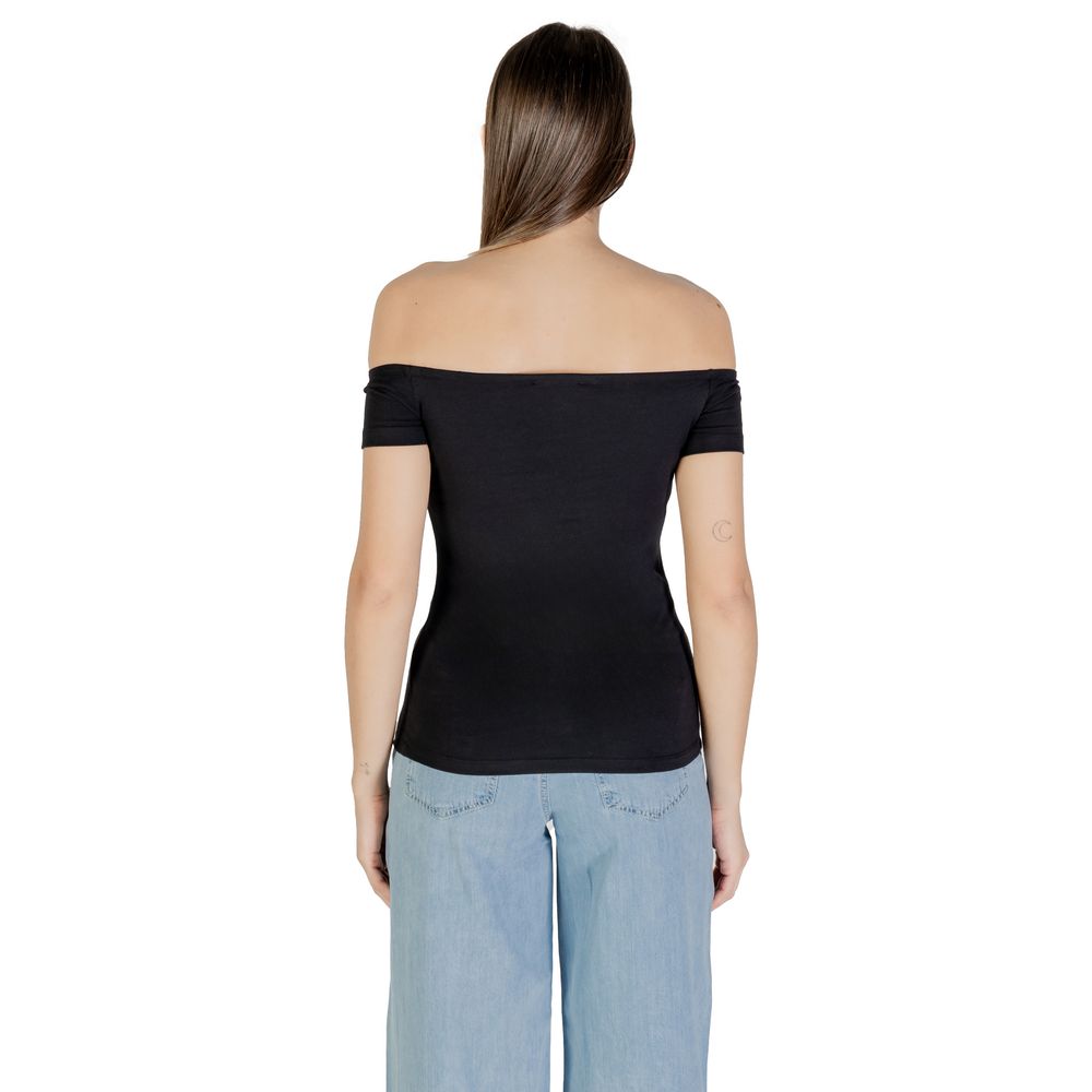 Calvin Klein Jeans Schwarzes Baumwoll-T-Shirt