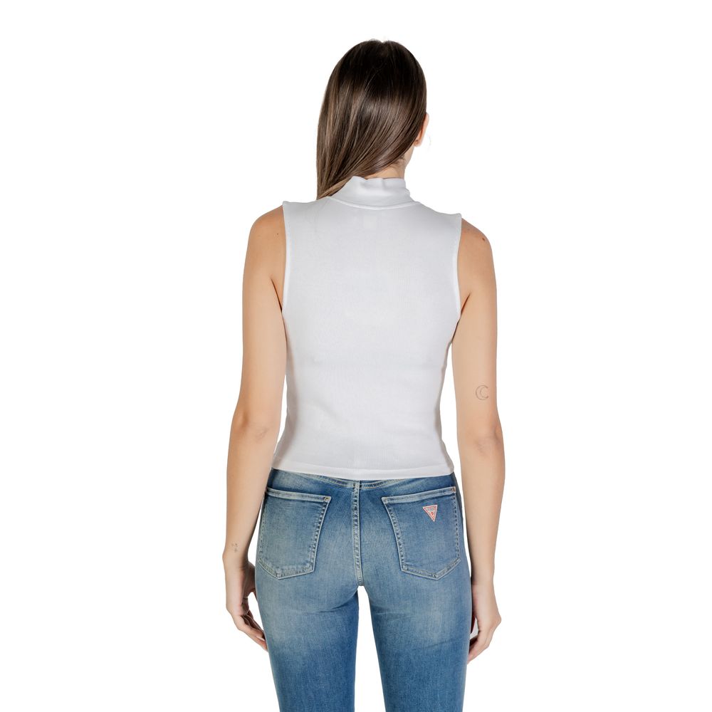 Calvin Klein Jeans Weißes Baumwoll-Top