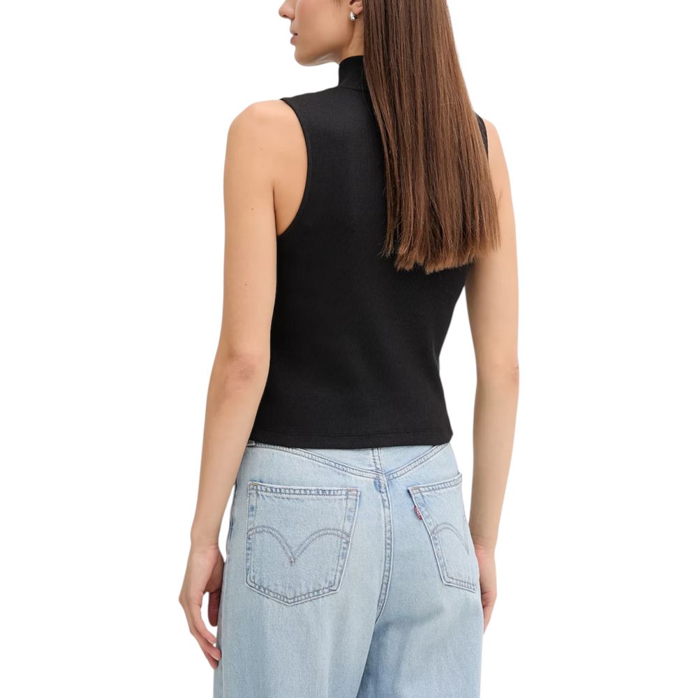 Calvin Klein Jeans Schwarzes Baumwoll-Top