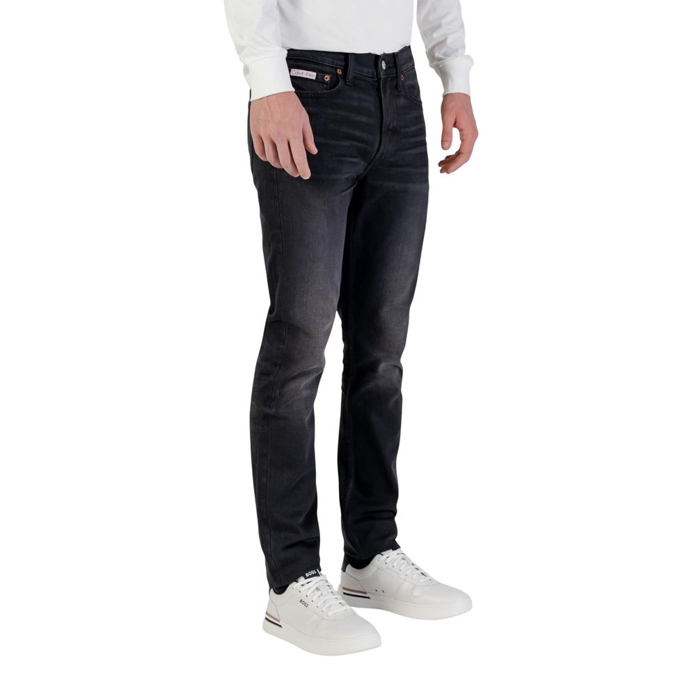 Calvin Klein Jeans Blaue Baumwoll-Skinny-Jeans