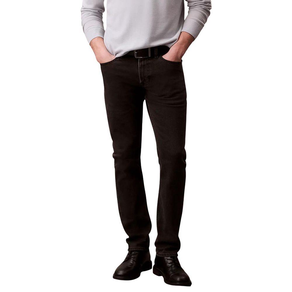 Calvin Klein Jeans Schwarze Skinny Jeans aus Baumwolle