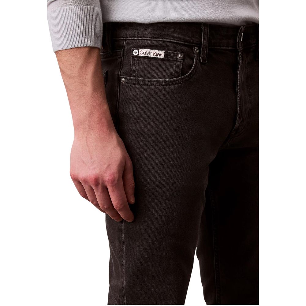 Calvin Klein Jeans Schwarze Skinny Jeans aus Baumwolle