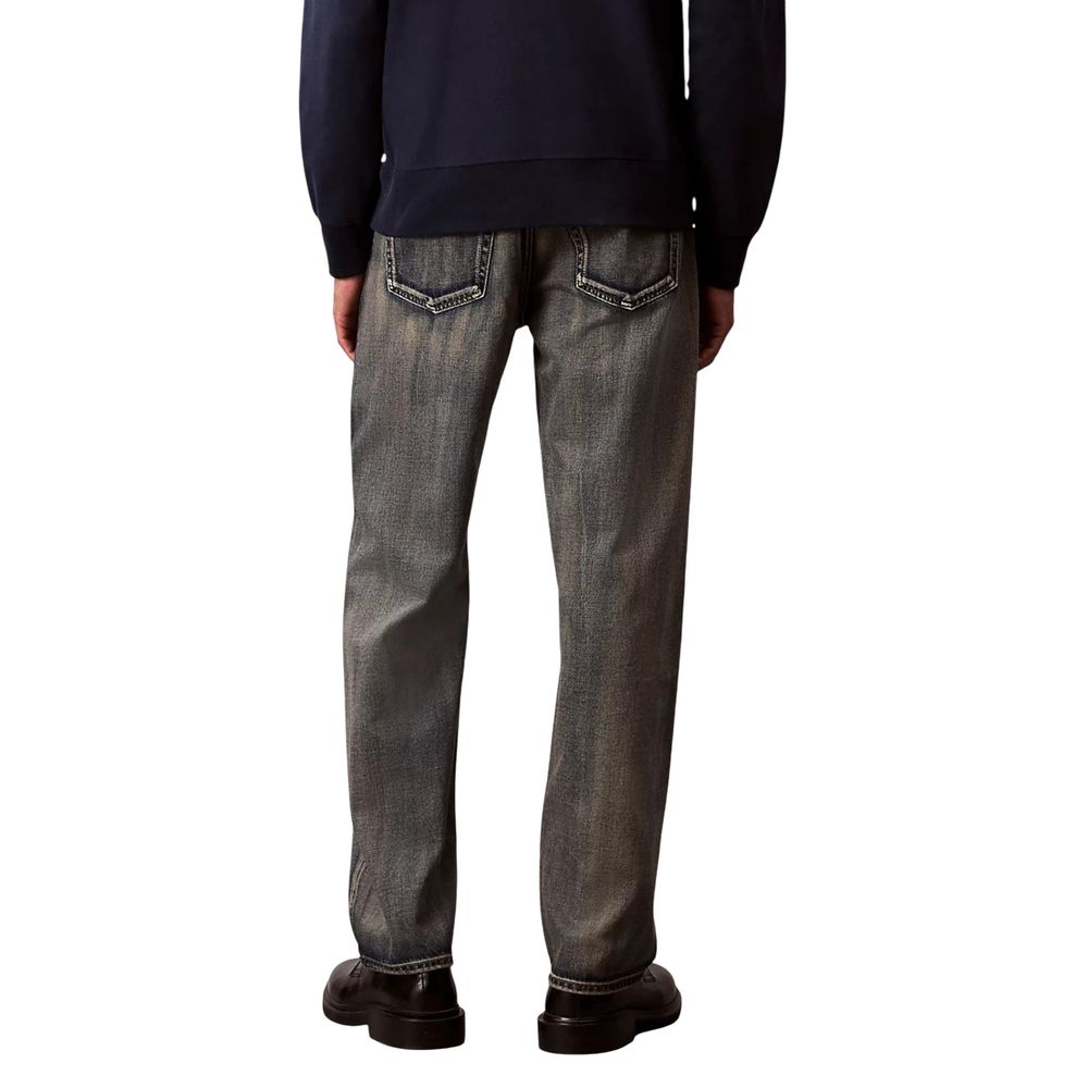 Calvin Klein Jeans Beige Baumwoll Jeans im Relaxed Fit