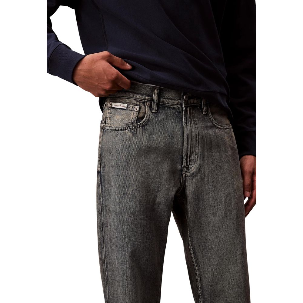 Calvin Klein Jeans Beige Baumwoll Jeans im Relaxed Fit