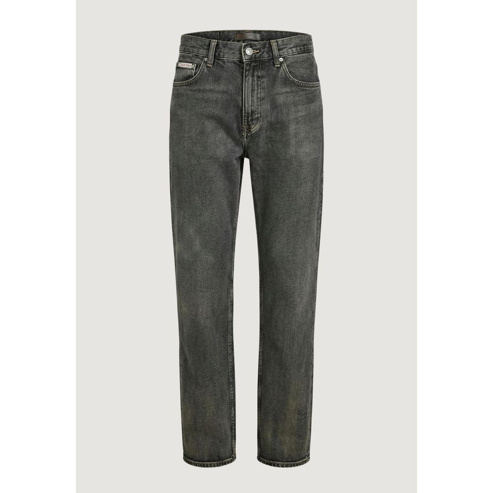 Calvin Klein Jeans Beige Baumwoll Jeans im Relaxed Fit
