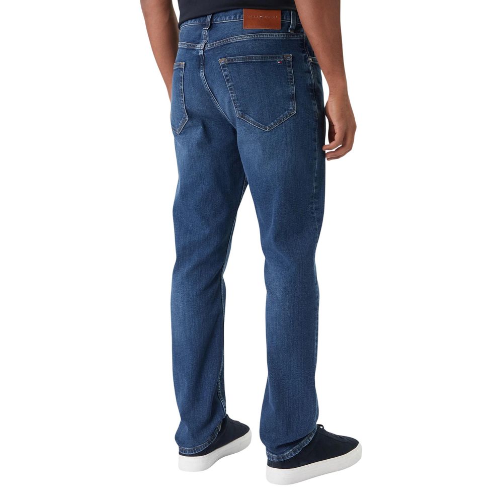 Tommy Hilfiger Blaue Jeans aus recycelter Baumwolle im Relaxed Fit