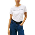 Tommy Hilfiger Weißes T-Shirt aus recycelter Baumwolle