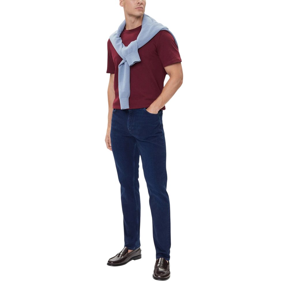 Tommy Hilfiger Blaue Jeans aus recycelter Baumwolle im Relaxed Fit