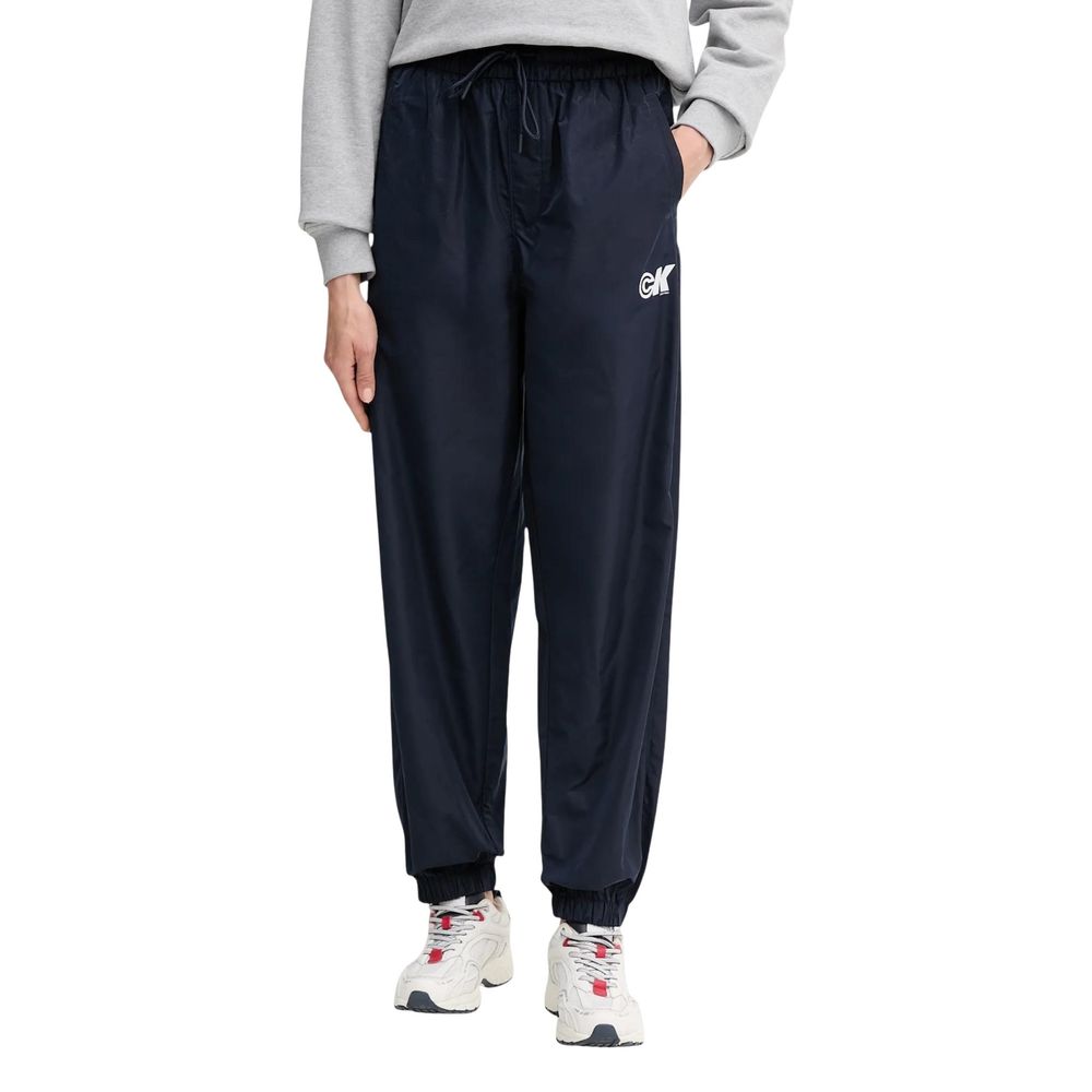 Calvin Klein Jeans Blaue Jogginghose aus recyceltem Polyester (Trainingshose)
