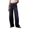 Calvin Klein Jeans Blaue Bootcut-Jeans aus recycelter Baumwolle