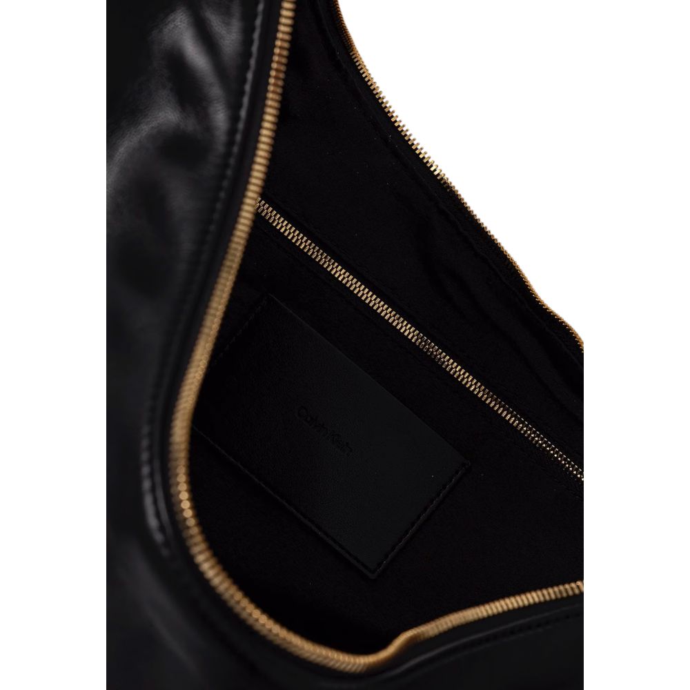 Calvin Klein Schwarze Handtasche aus Polyethylen