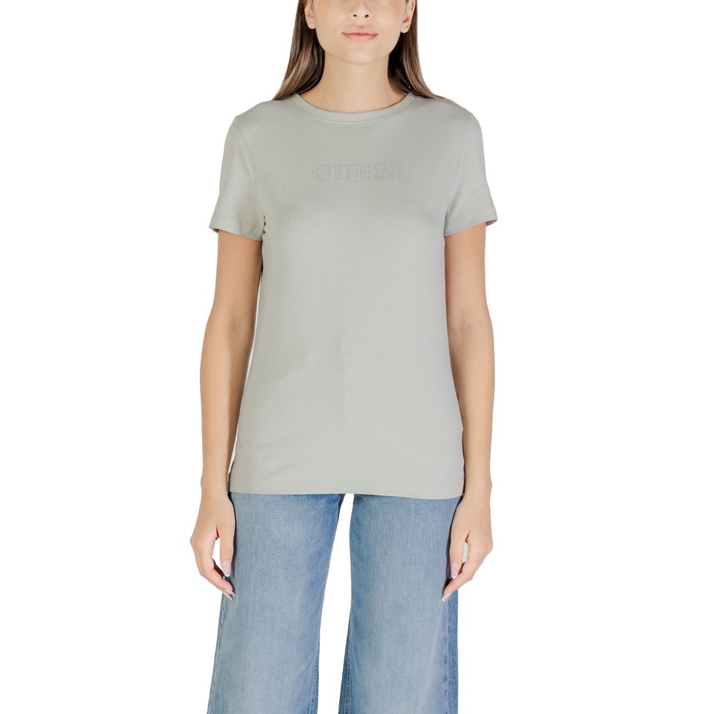 Guess Active Grünes Baumwoll-T-Shirt