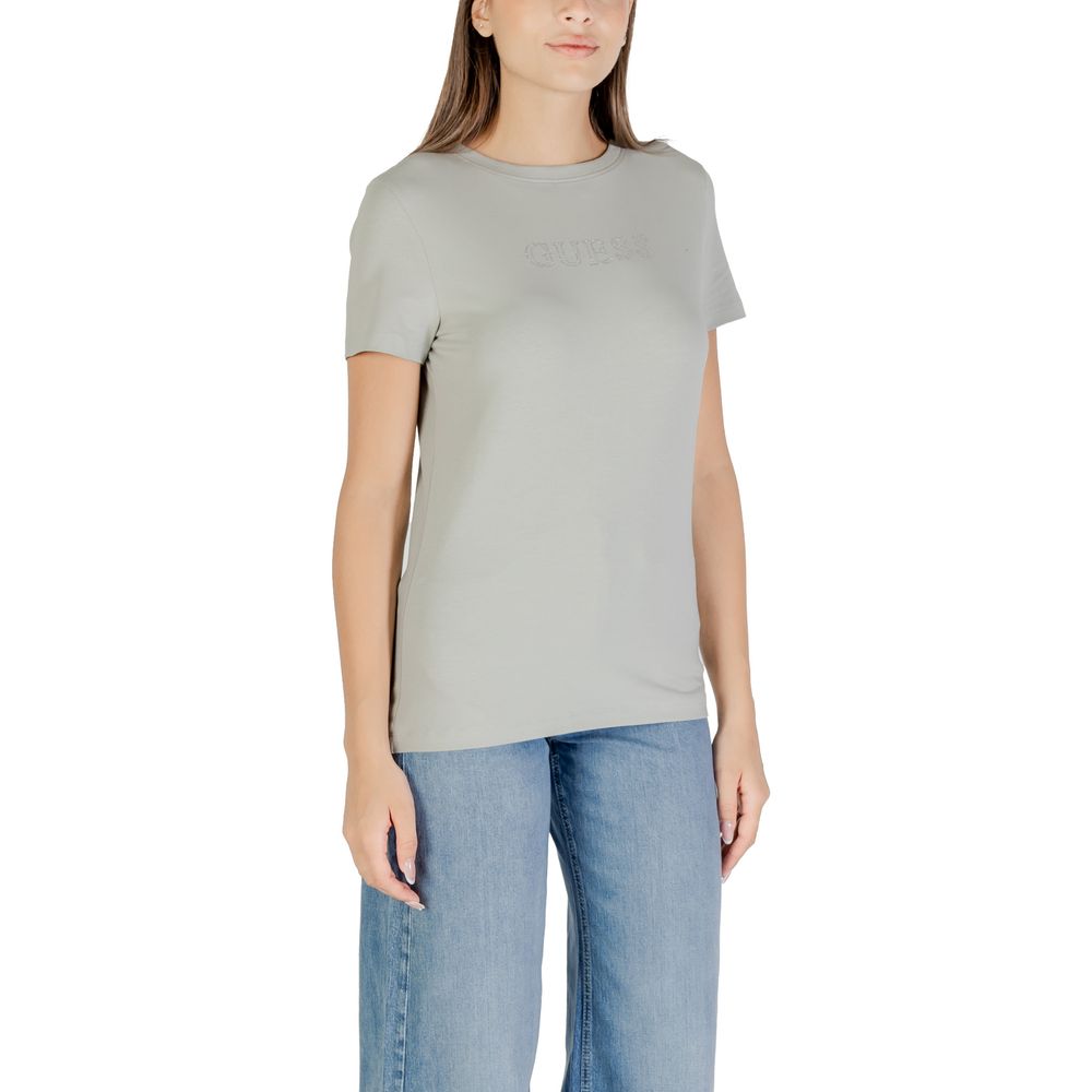 Guess Active Grünes Baumwoll-T-Shirt