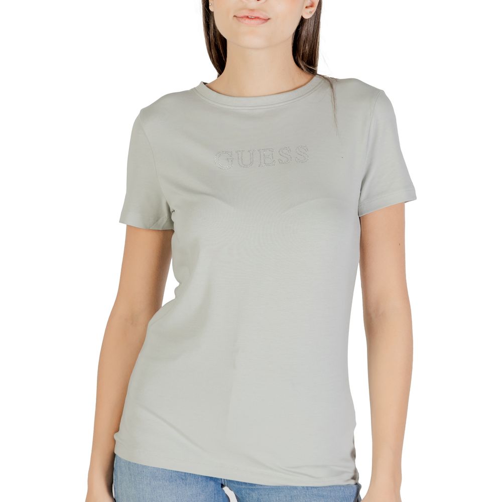 Guess Active Grünes Baumwoll-T-Shirt