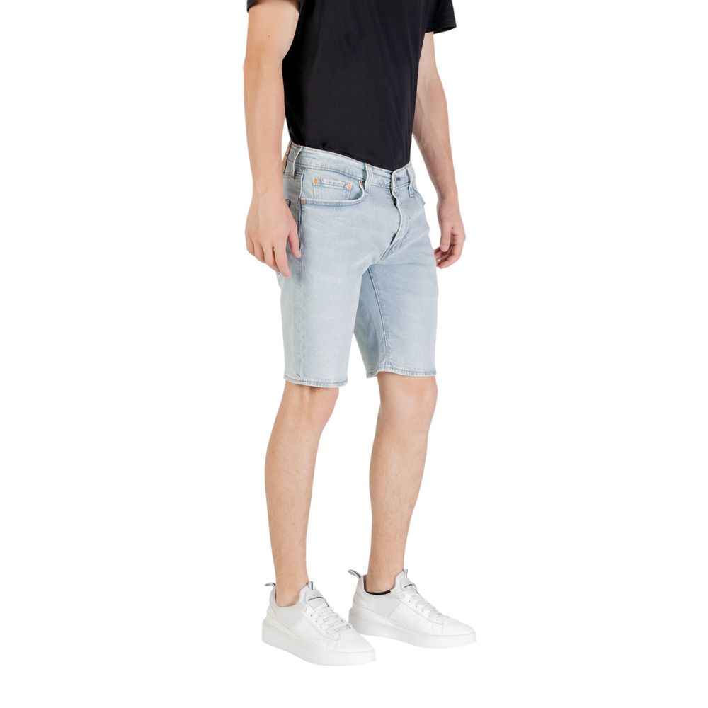 Levi's Hellblaue Baumwoll-Bermudashorts