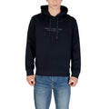 Armani Exchange Blauer Baumwoll-Hoodie