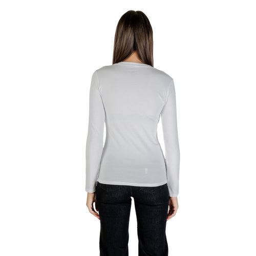 Armani Exchange Weißes Baumwoll-T-Shirt