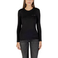 Armani Exchange Schwarzes Baumwoll-T-Shirt