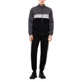 EA7 Emporio Armani Schwarzer Baumwoll-Trainingsanzug