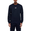 EA7 Emporio Armani Blauer Baumwoll-Sweatshirt