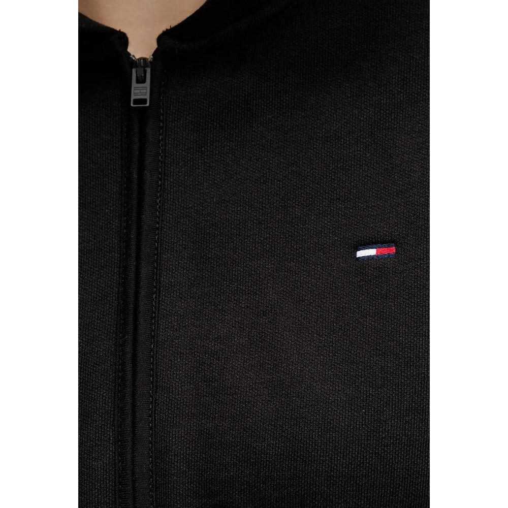 Tommy Hilfiger Jeans Schwarzer Hoodie aus recycelter Baumwolle