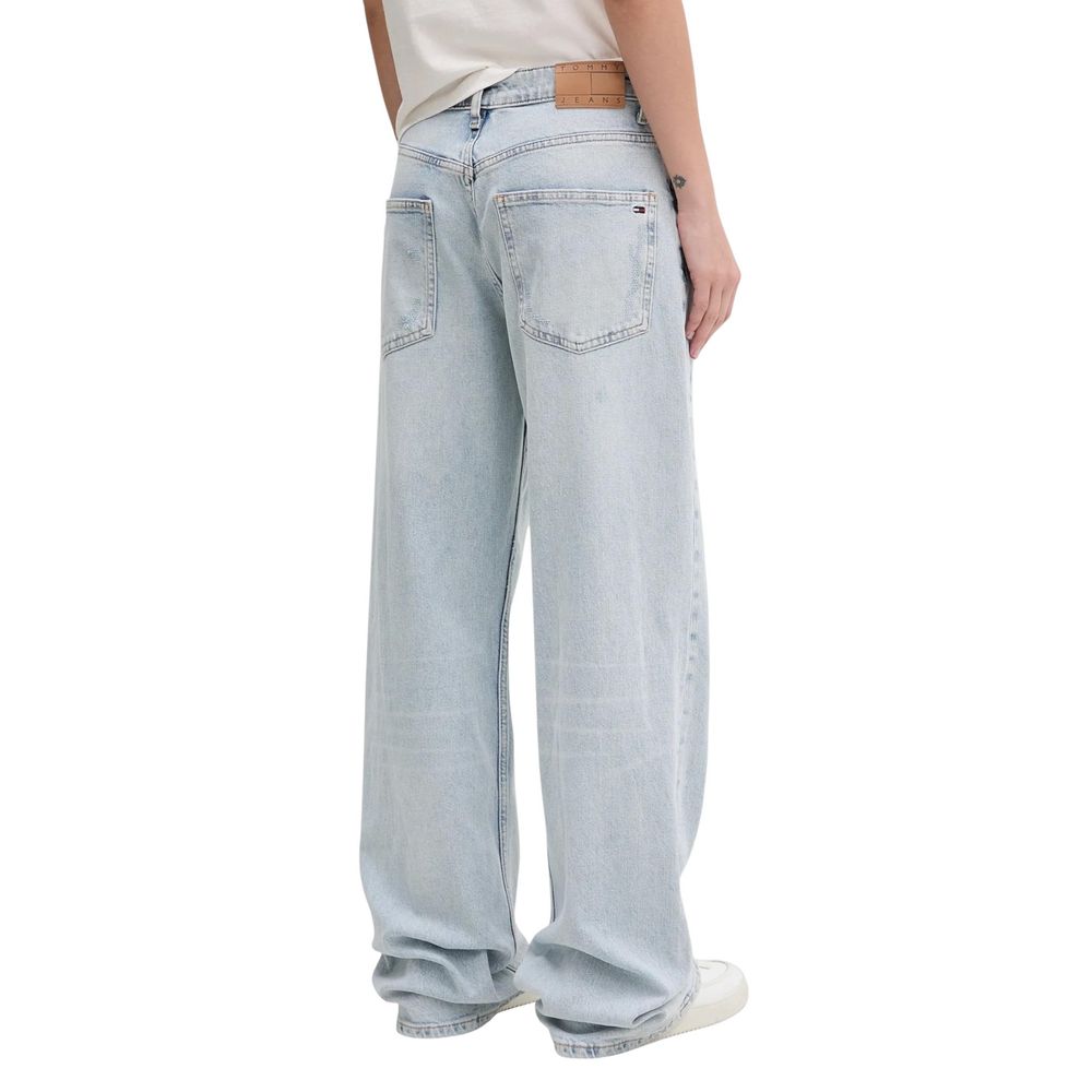 Tommy Hilfiger Jeans Hellblaue Mom Jeans aus recycelter Baumwolle