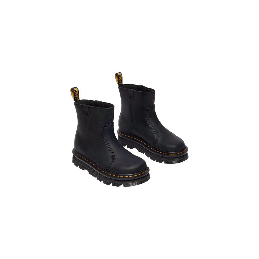 Dr. Martens Schwarze Leder-Stiefeletten