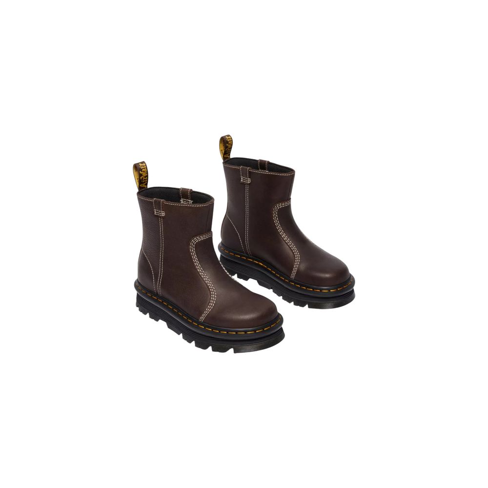 Dr. Martens Braune Lederstiefeletten
