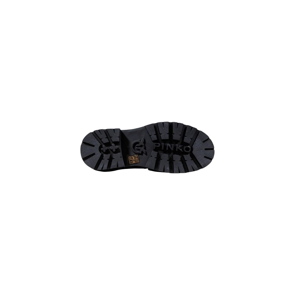 PINKO Schwarze Leder Plateau-Pumps