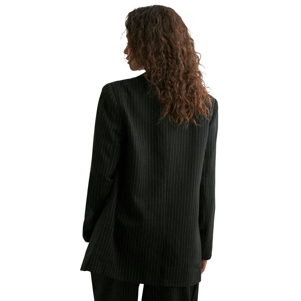 Only Schwarzer Blazer aus recyceltem Polyester