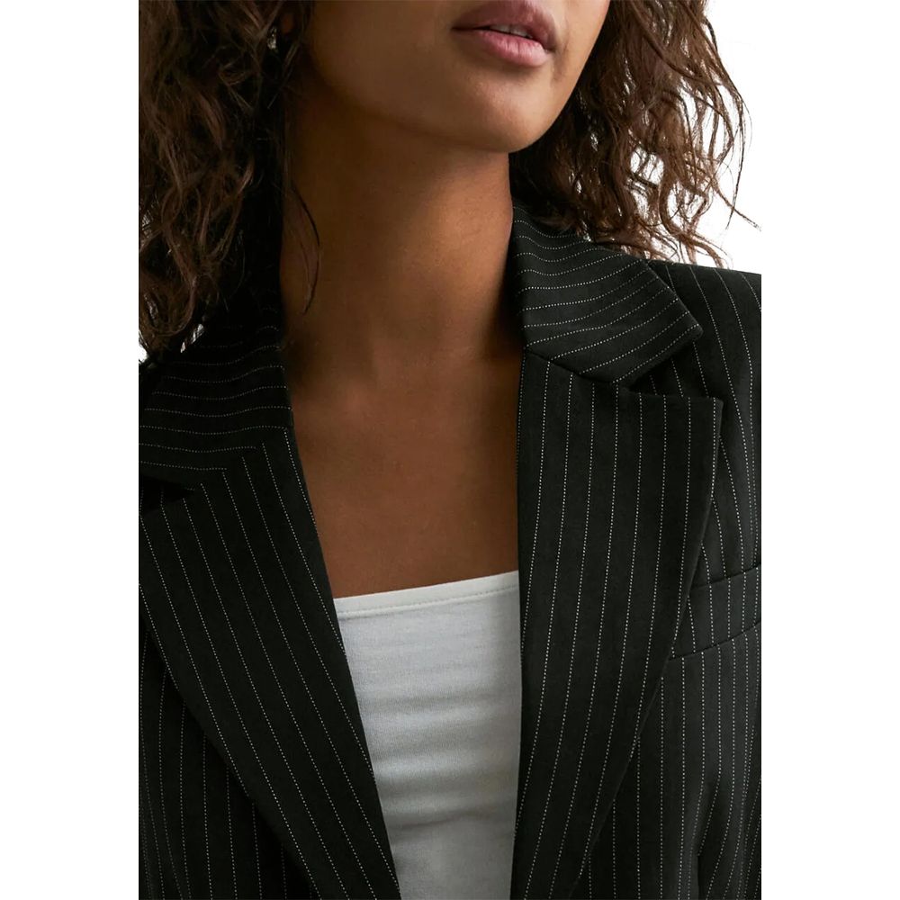 Only Schwarzer Blazer aus recyceltem Polyester