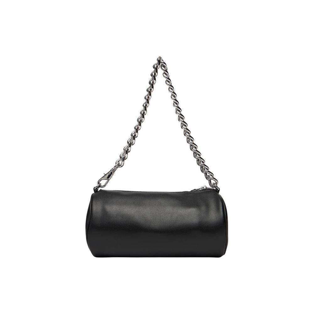 Tommy Hilfiger Jeans Schwarze Kunstleder-Handtasche